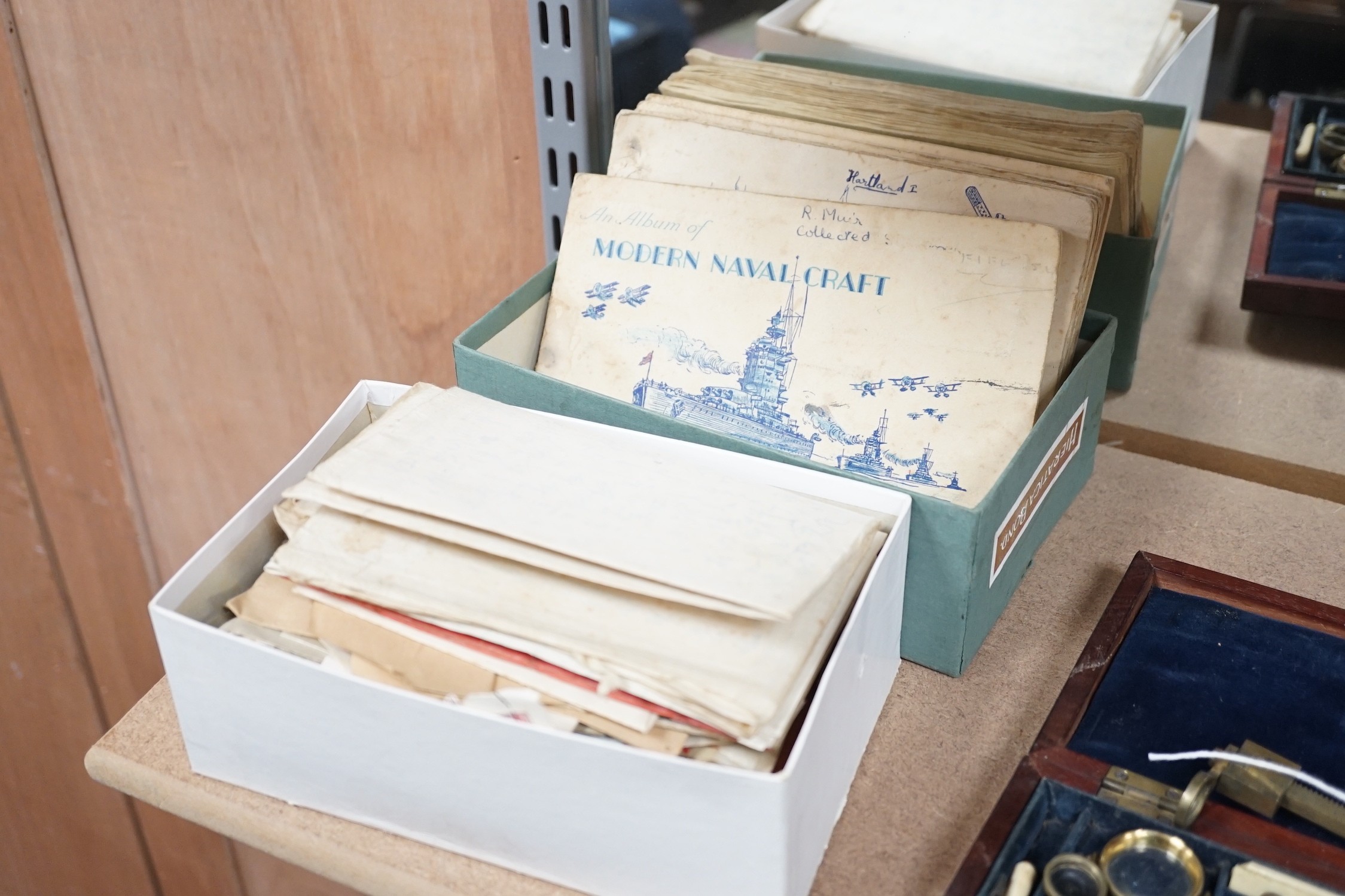 A quantity of various stamps and cigarette cards